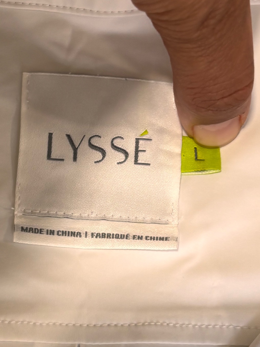 🟡Lysse off White Button-Front Tunic Shirt - Picture 4 of 8